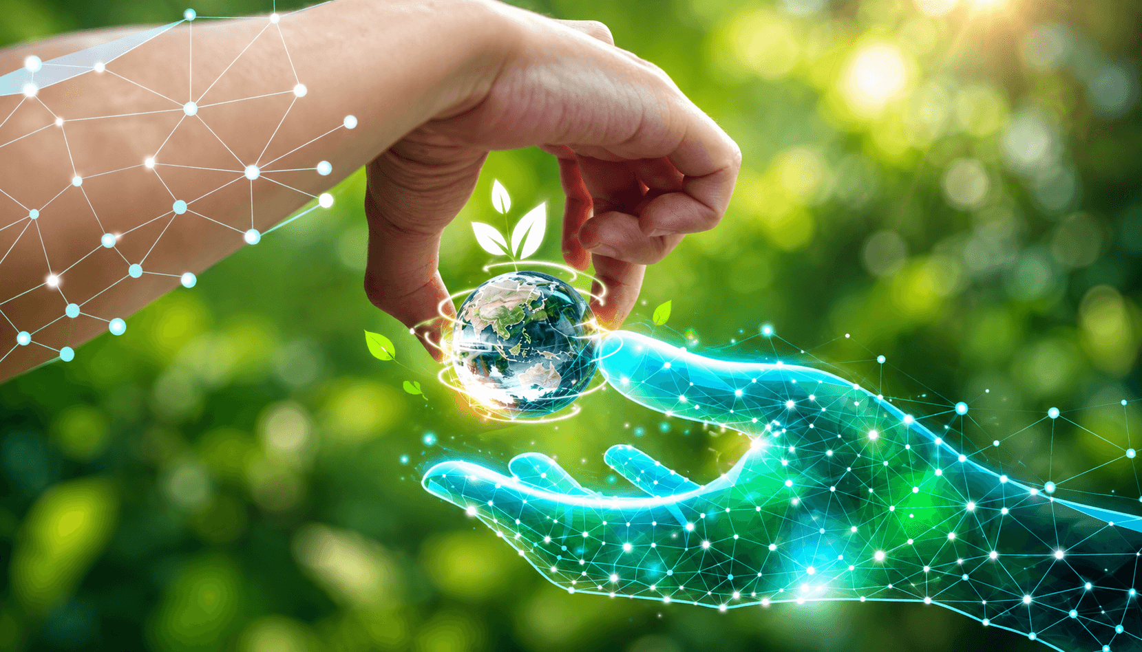 AI technology supporting a sustainable future